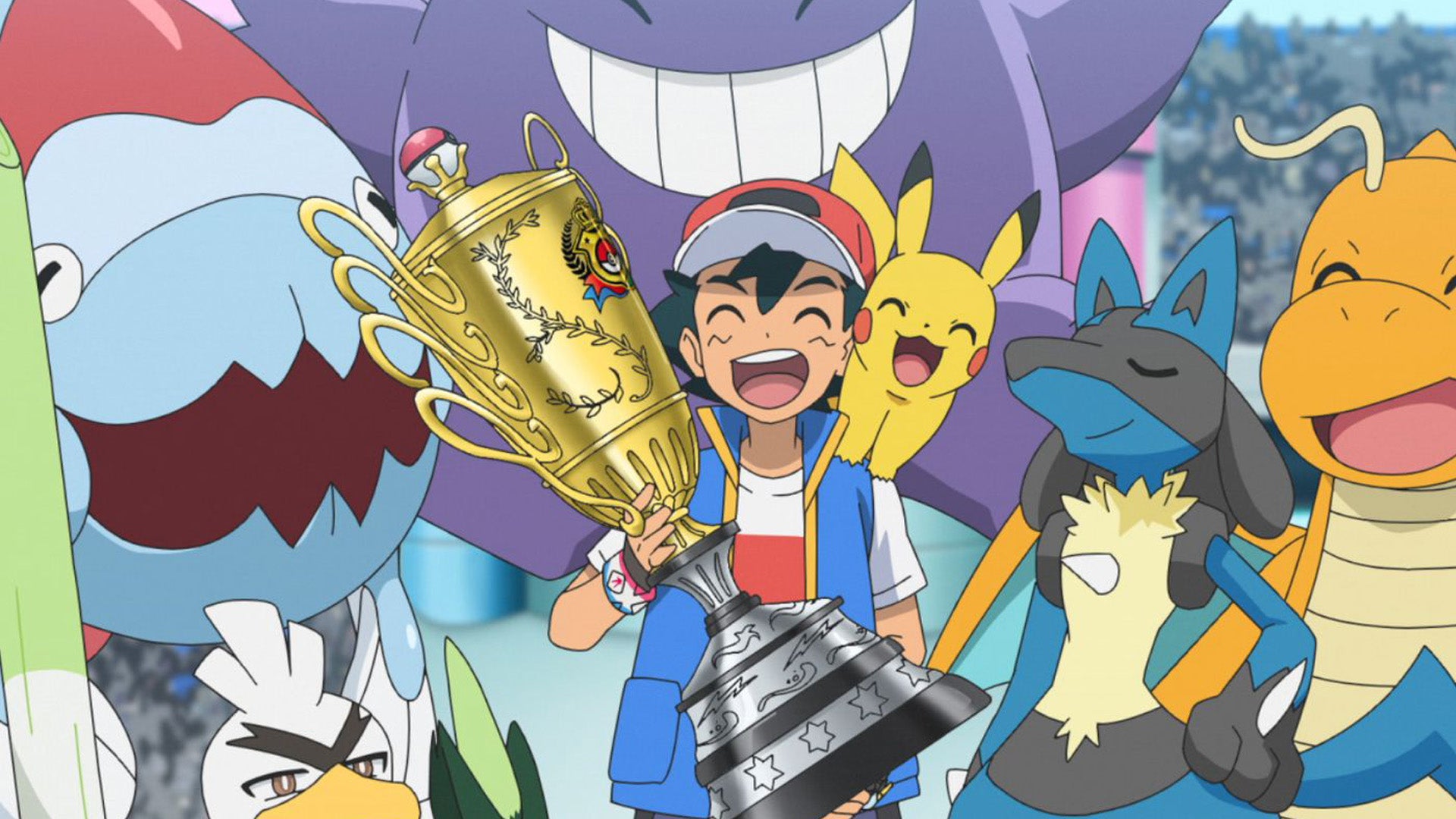 Ash Ketchum secara resmi adalah pelatih Pokémon terbaik dunia, berkati dia